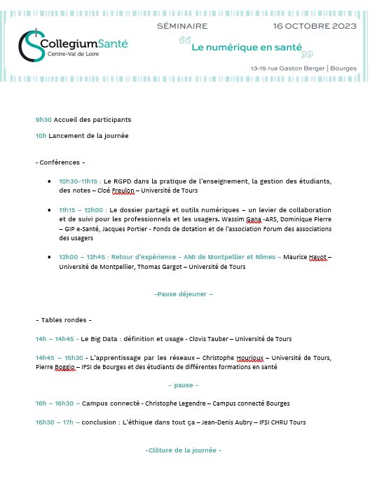 programme séminaire 2023